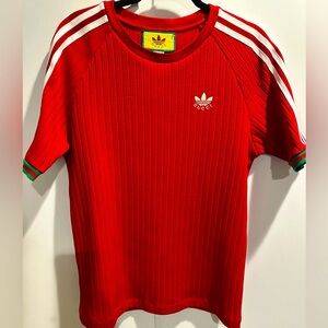 Men authentic Gucci x Adidas jersey shirt